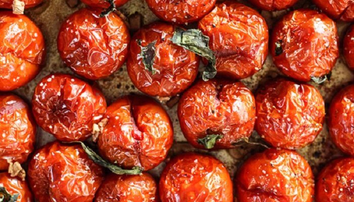 Tomates cerises confites en 45 minutes!